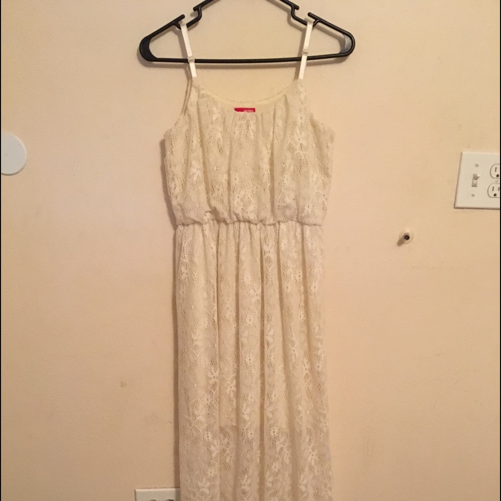 Long white/cream colored dress